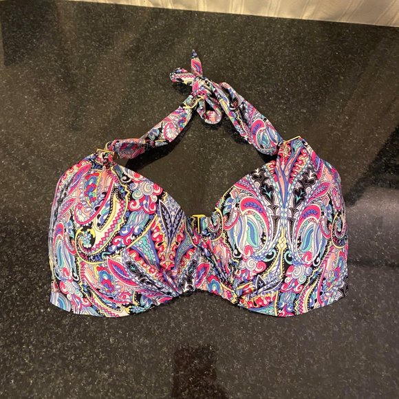 Victoria's Secret Paisley Swim Top - Picture 2 of 14